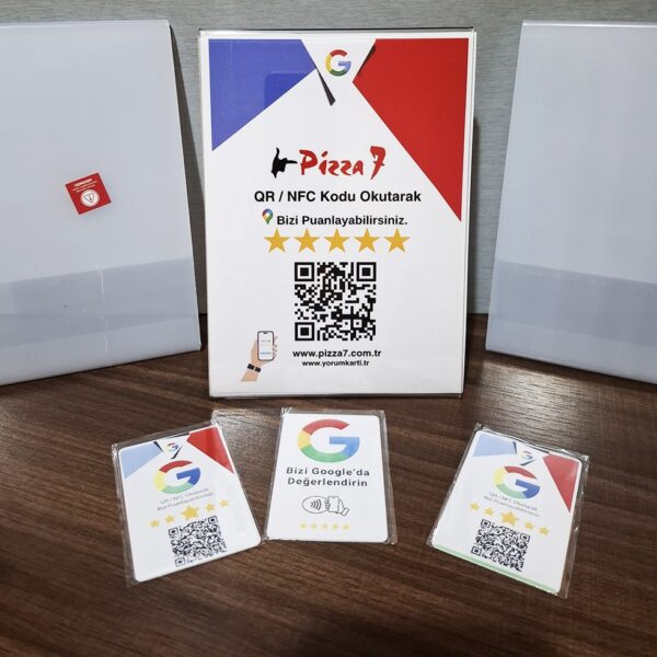 Google Yorum Standı QR A5 Pleksi