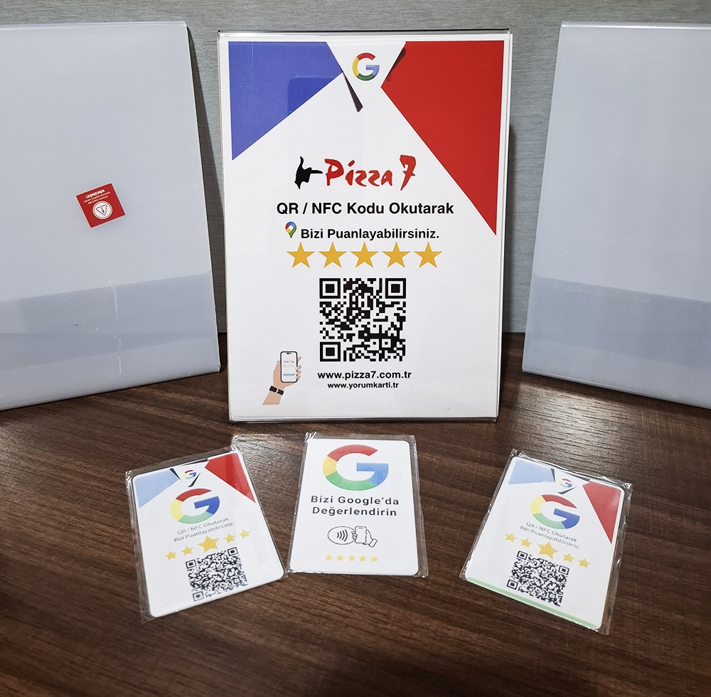 Google Yorum Standı QR A5 Pleksi